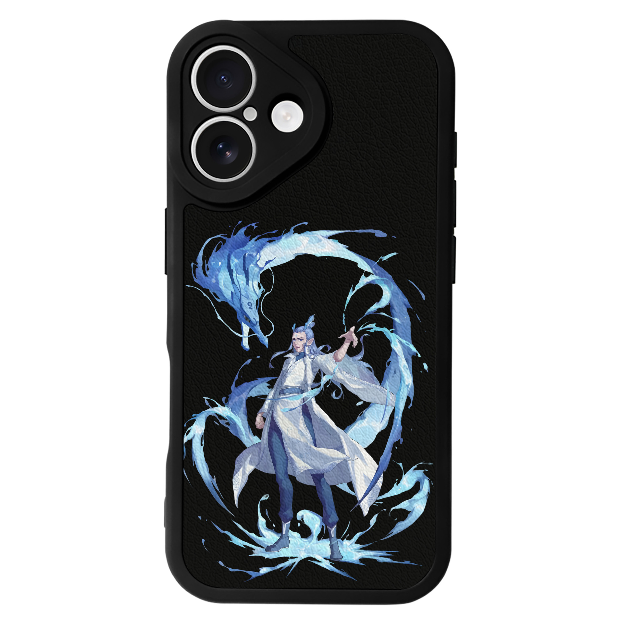 （画像用） Ne Zha 2 ナタ 魔童の大暴れ 【iPhone 16シリーズ対応】シリコンスマホケース（レザー調） 材質：シリコン